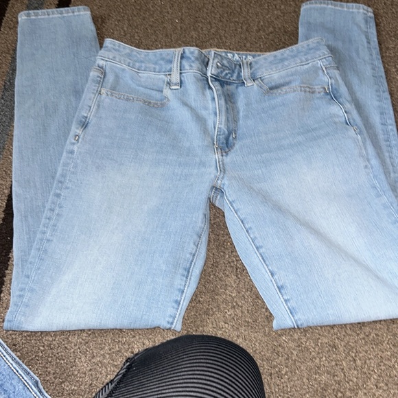 Aeo X4 American Eagle 360 Super Stretch Jeans Hi Rise Jeggings - Picture 9 of 9